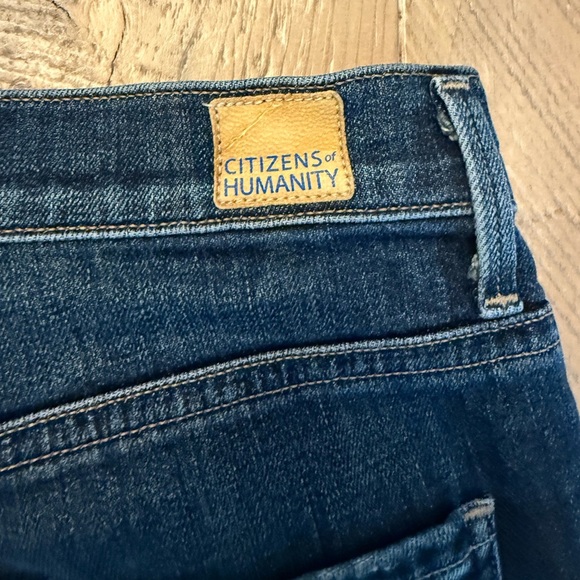 Citizens Of Humanity Fleetwood Crop High Rise Flare Jeans Size 28 - Picture 12 of 12